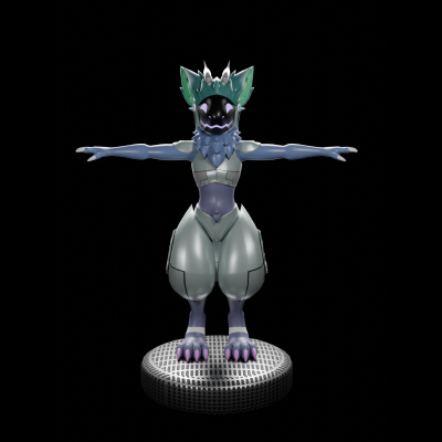 Furry 3d Model